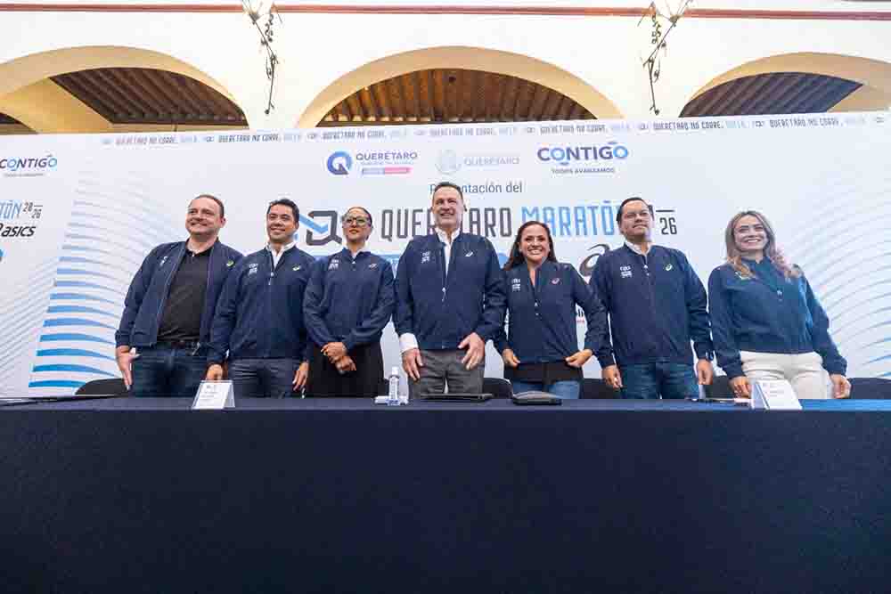 Presenta Mauricio Kuri la 16ª edición del Querétaro Maratón