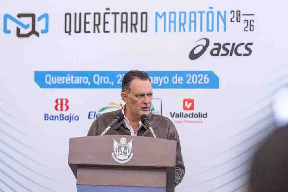 Presenta Mauricio Kuri la 16ª edición del Querétaro Maratón