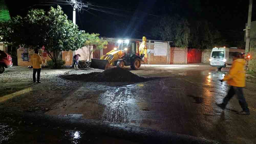 Atienden daños por lluvia en dos comunidades
