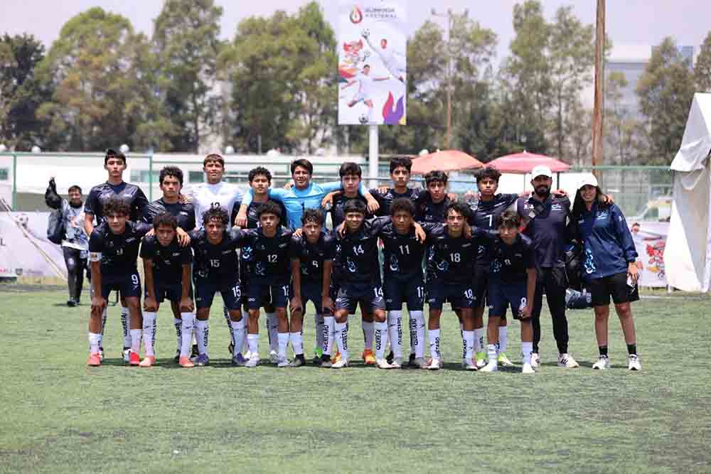 Fútbol queretano Sub 15 hace historia nacional