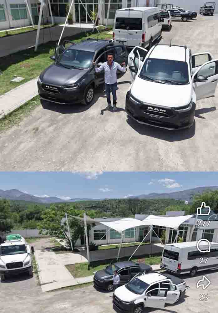 Tolimán refuerza su parque vehicular con dos nuevas camionetas para atención operativa