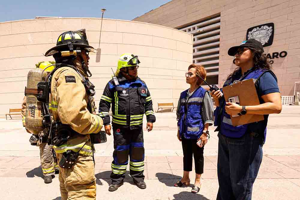 Participa Municipio de Querétaro en el Simulacro Nacional 2026