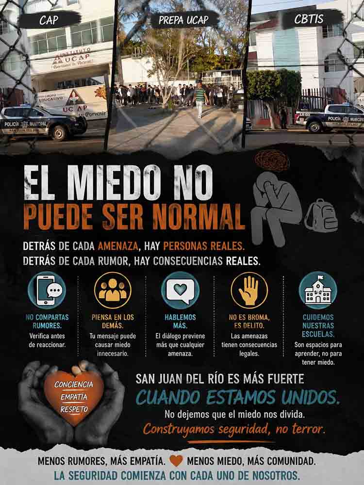 Amenazas escolares: el miedo que golpea a Querétaro