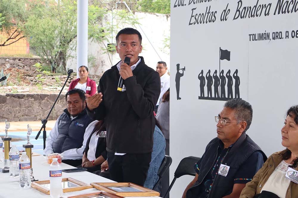 Alejo Sánchez acompaña demostración cívica en Tolimán