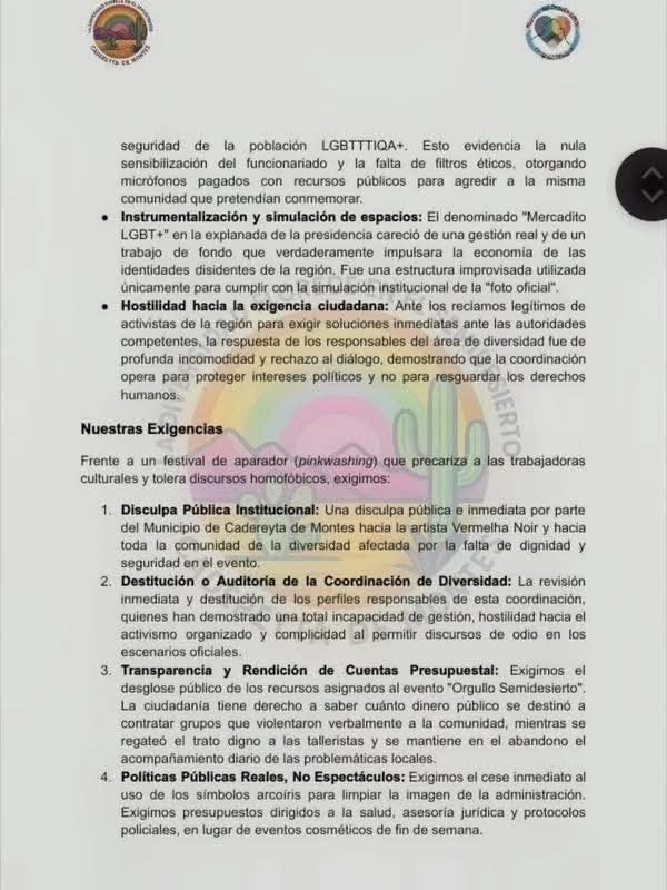 Colectivas acusan simulación y violencia institucional en Cadereyta