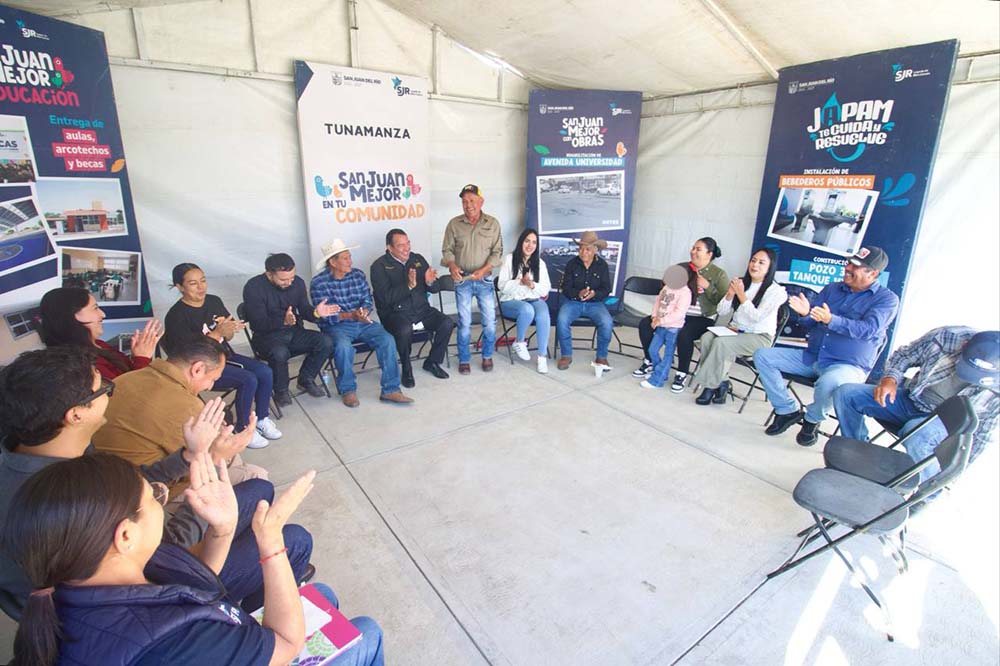 Tunamanza recibe atención directa con programa municipal
