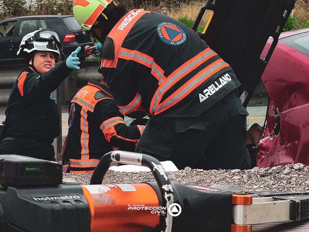 Fuerte accidente en la Federal 57 deja lesionado grave