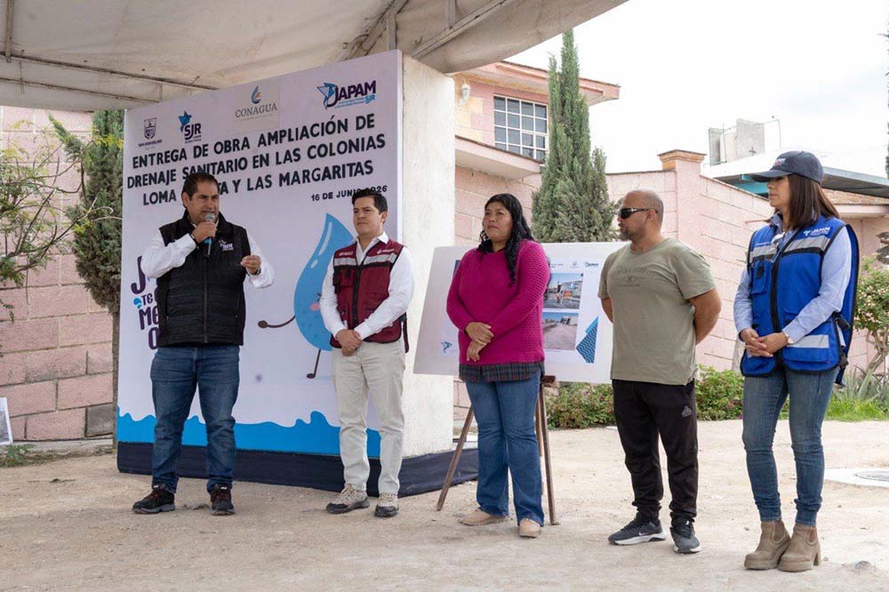 Amplían drenaje en San Juan para 830 habitantes
