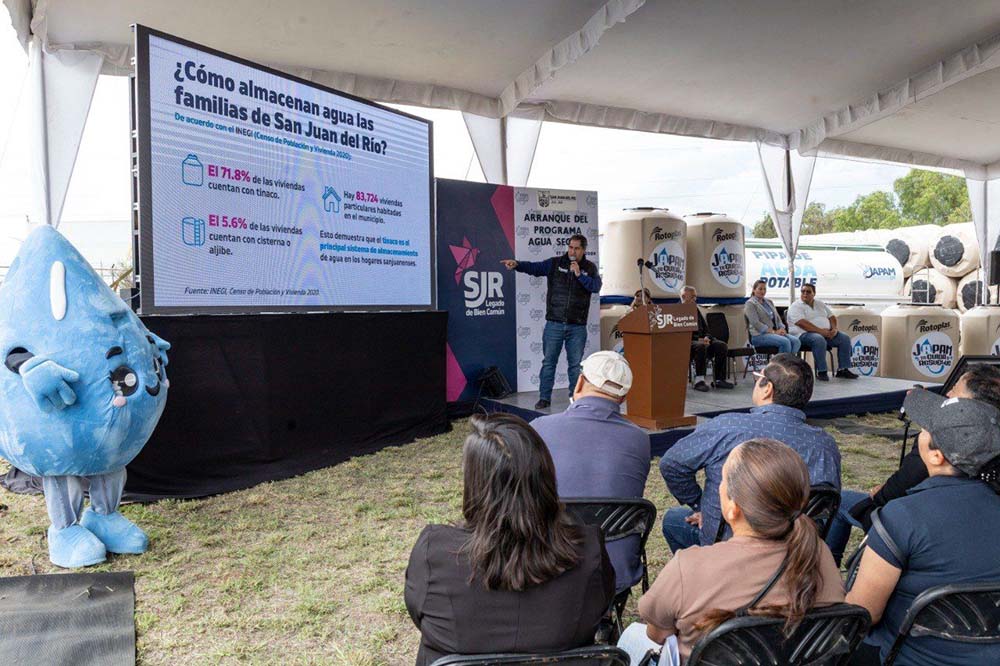 Lanzan Agua Segura para 18 mil hogares sanjuanenses