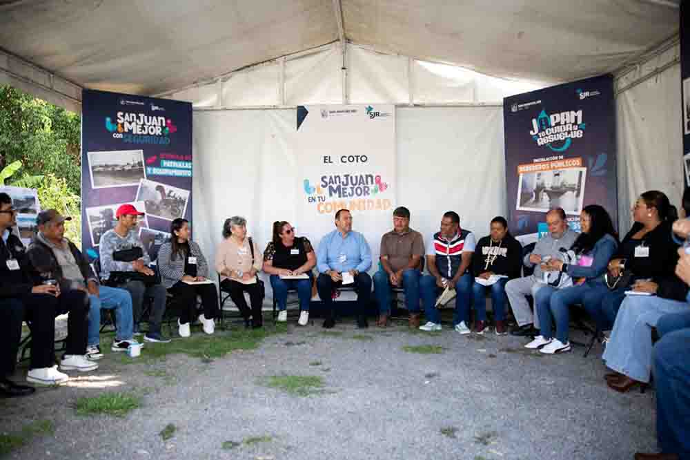 San Juan lleva servicios y mejoras a El Coto