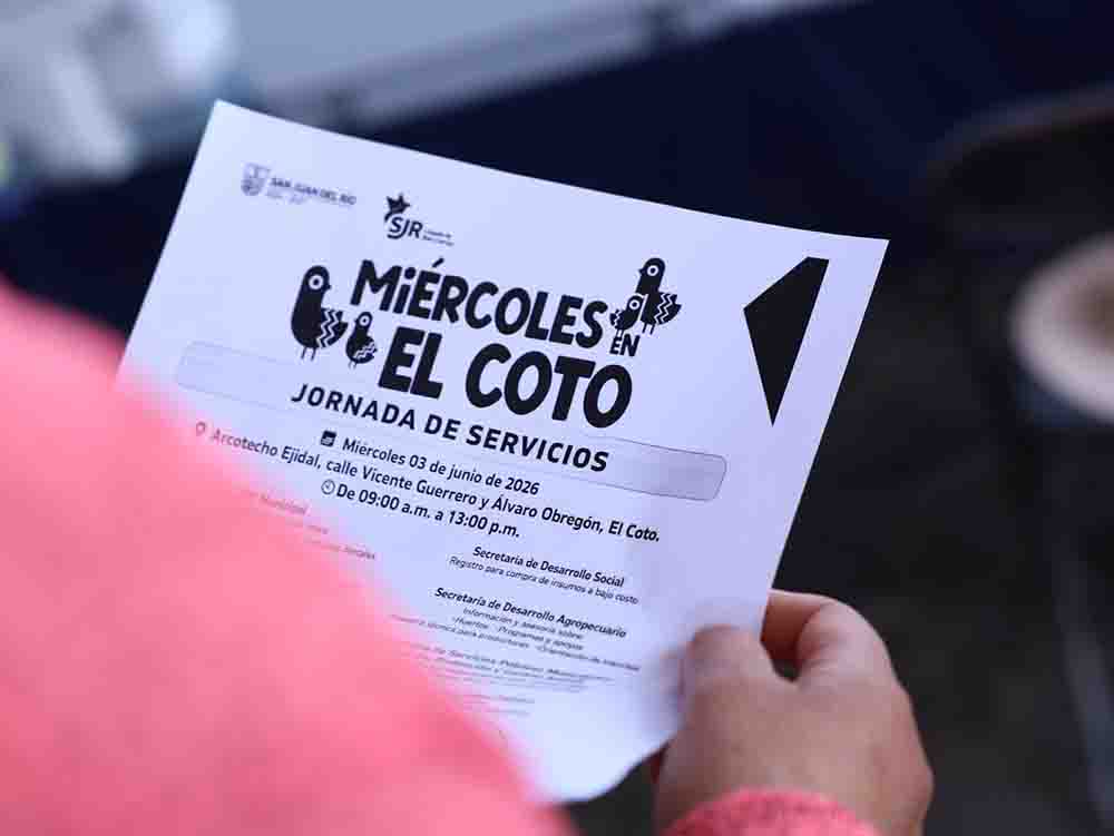 San Juan lleva servicios y mejoras a El Coto