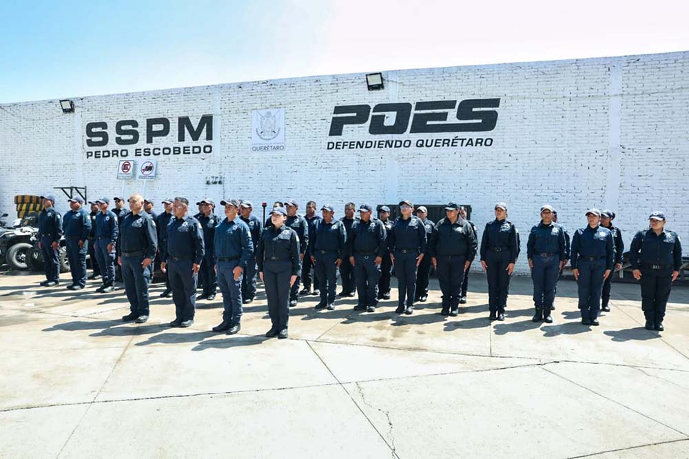 Aumentan 10% salario de policías en Pedro Escobedo