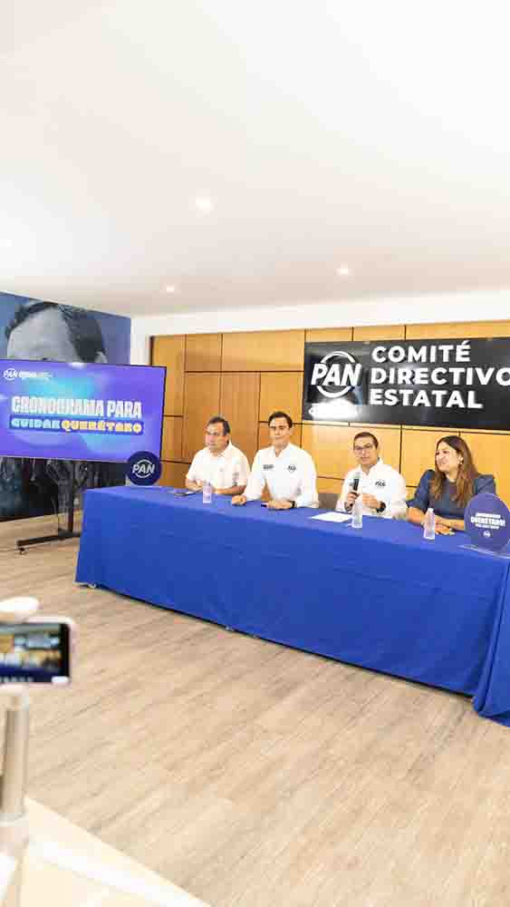Presenta Acción Nacional cronograma para Cuidar Querétaro