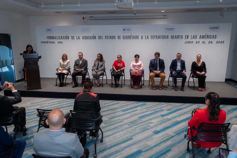 Querétaro formaliza su adhesión a la estrategia HEARTS en las Américas