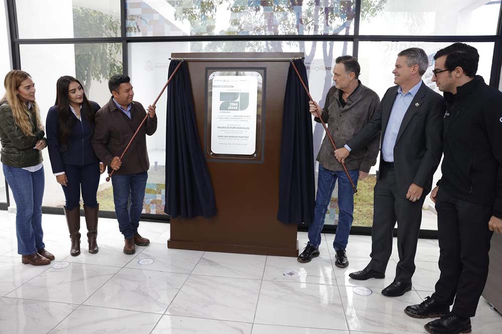 Inauguran tercera Zona Joven estatal en Huimilpan
