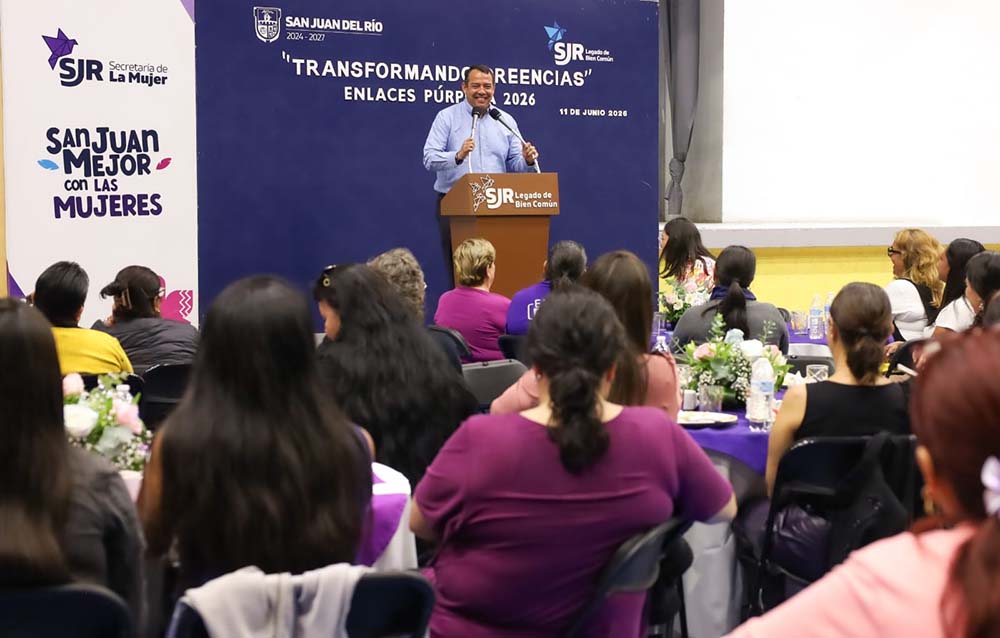 Roberto Cabrera encabeza el primer aniversario de Enlaces Púrpura que ha brindado más de 14 mil atenciones a mujeres