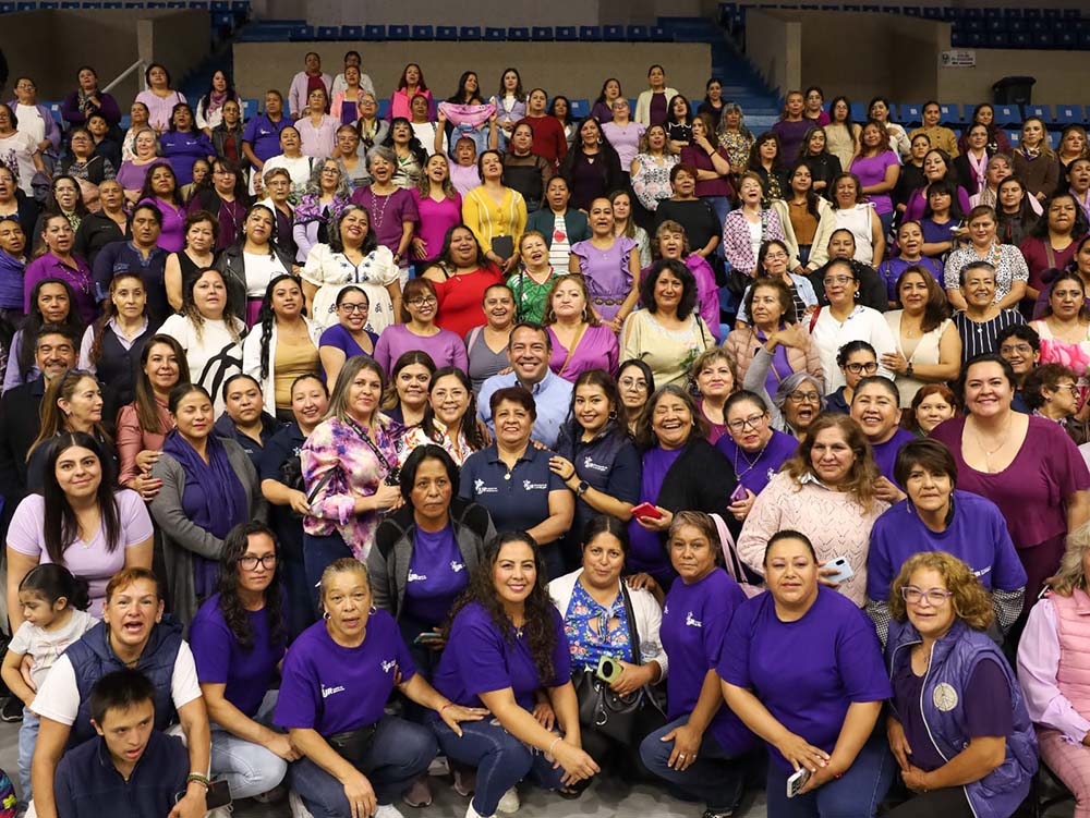 Roberto Cabrera encabeza el primer aniversario de Enlaces Púrpura que ha brindado más de 14 mil atenciones a mujeres