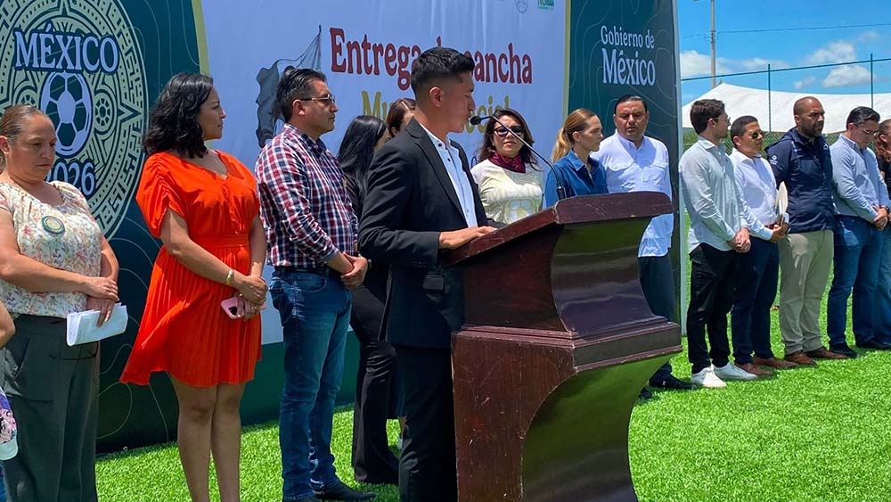 Entregan nuevo espacio deportivo en Diezmeros deportivo en Diezmeros