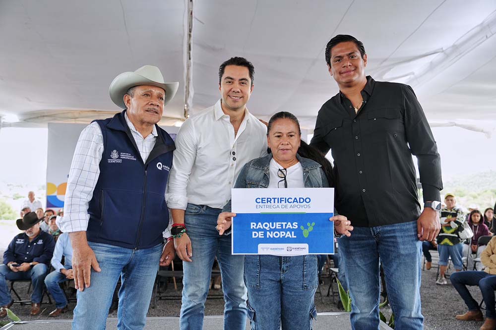 Felifer promete progreso para todo Querétaro
