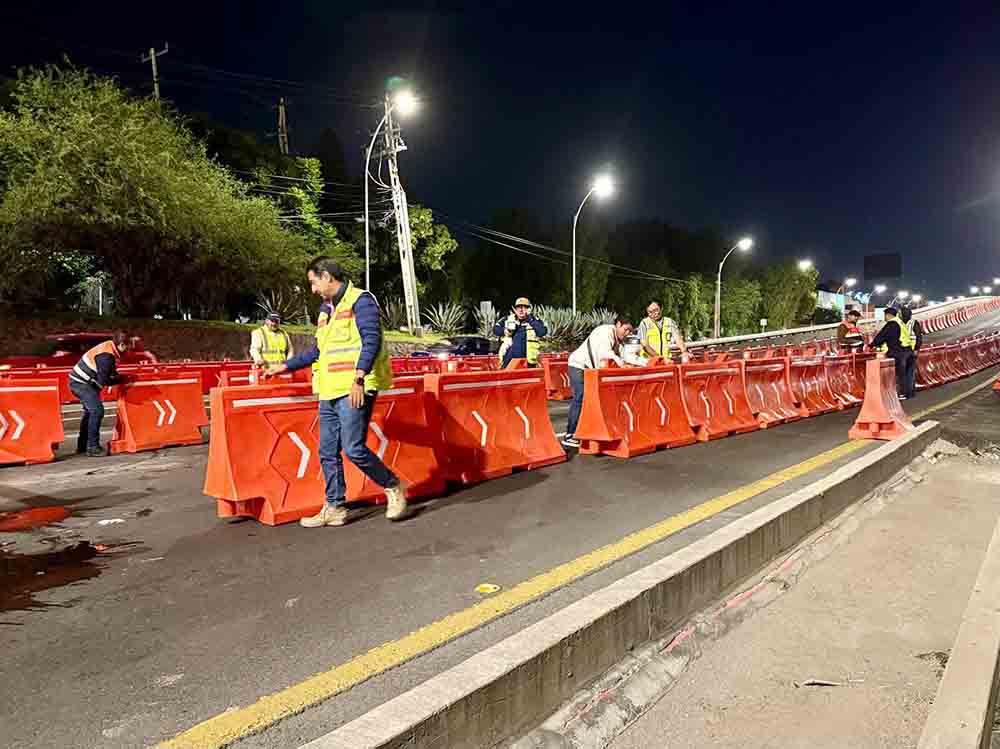 Baja 21% aforo en Bernardo Quintana por tren