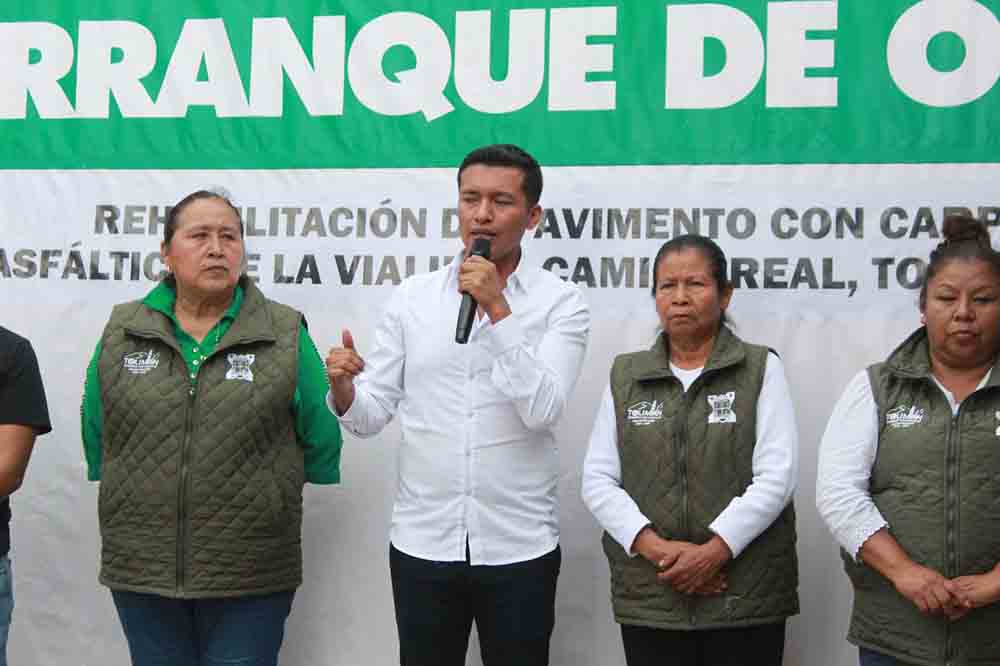 Tolimán rehabilita Camino Real con 2 mdp