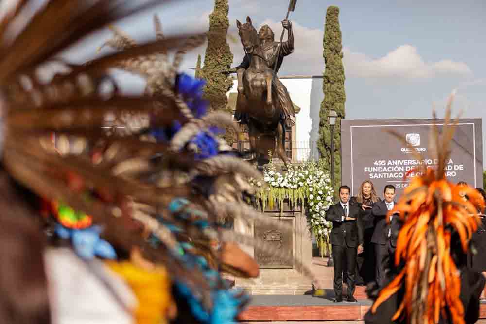 Querétaro conmemora 495 años en Cerro del Sangremal