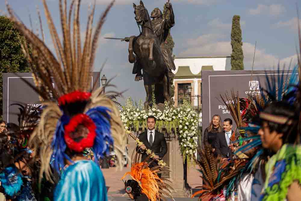 Querétaro conmemora 495 años en Cerro del Sangremal