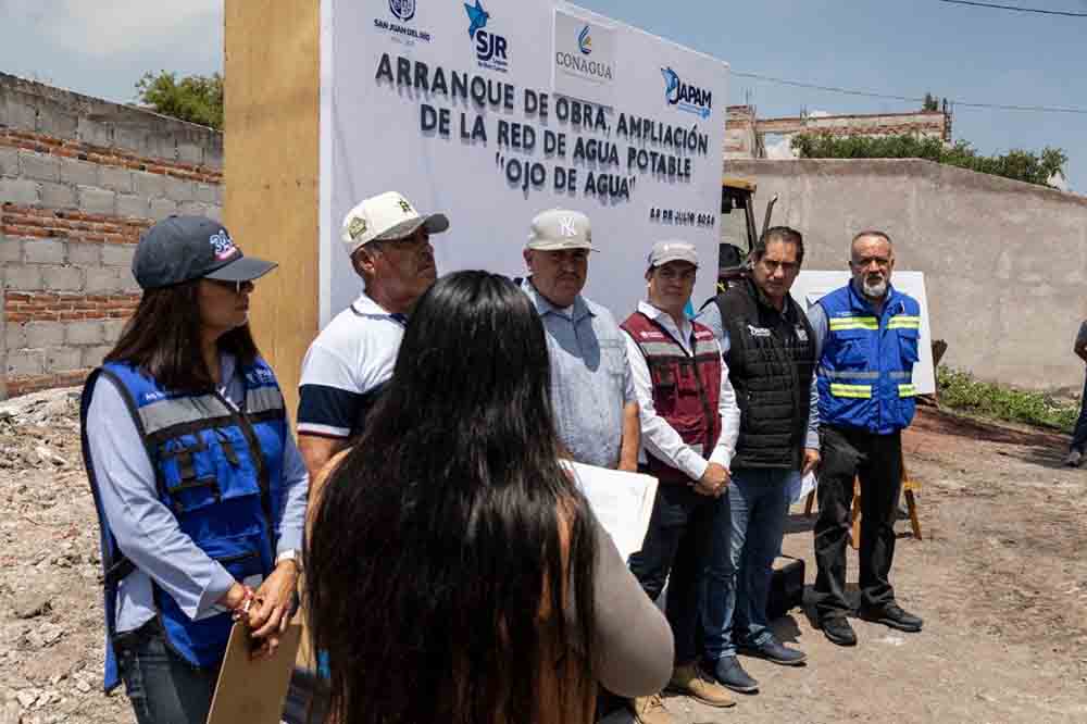 JAPAM amplía agua potable en Ojo de Agua