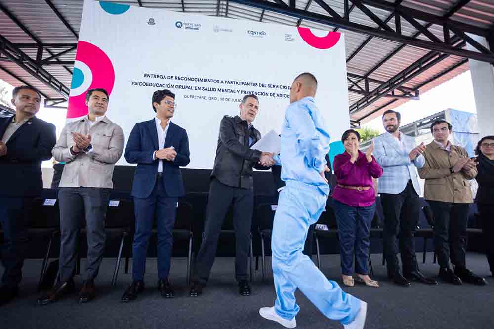 Querétaro reconoce a 63 internos por reinserción social