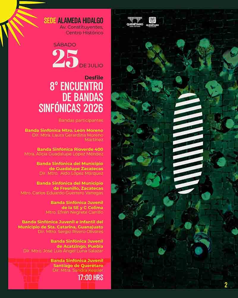 Querétaro celebra 495 aniversario con cinco actividades