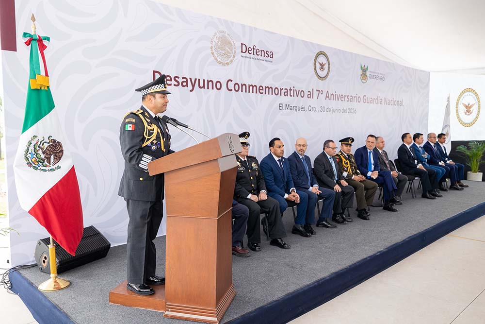 Kuri reconoce a la Guardia Nacional en Querétaro