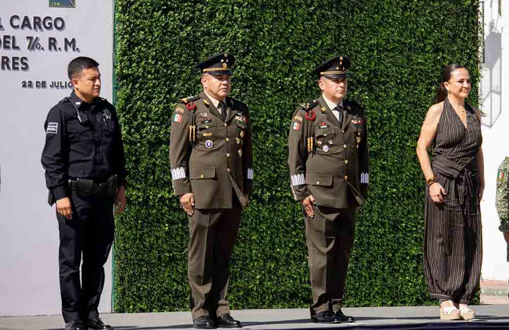 Jorge Jiménez asume 7/o Regimiento en La Llave