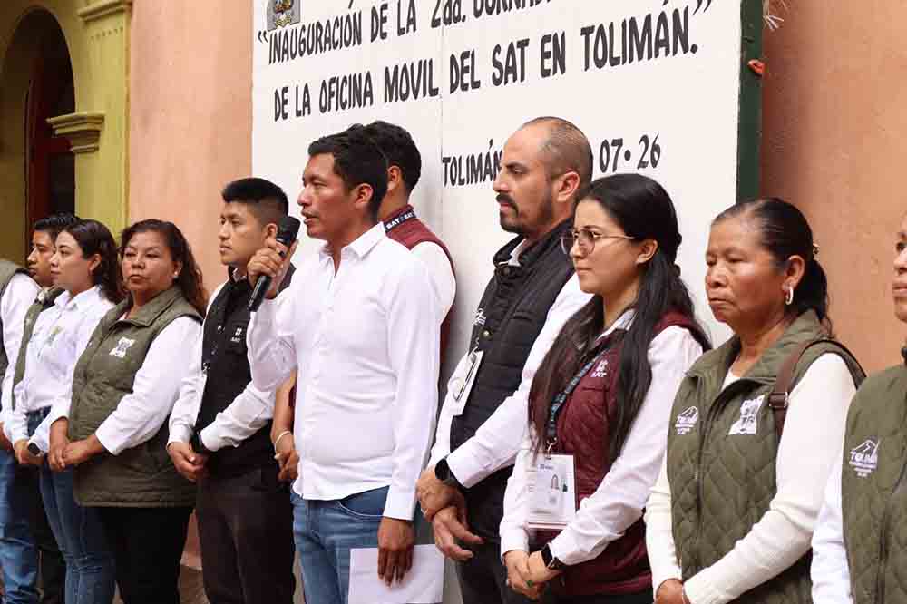 Inicia segunda jornada de la Oficina Móvil del SAT en Tolimán