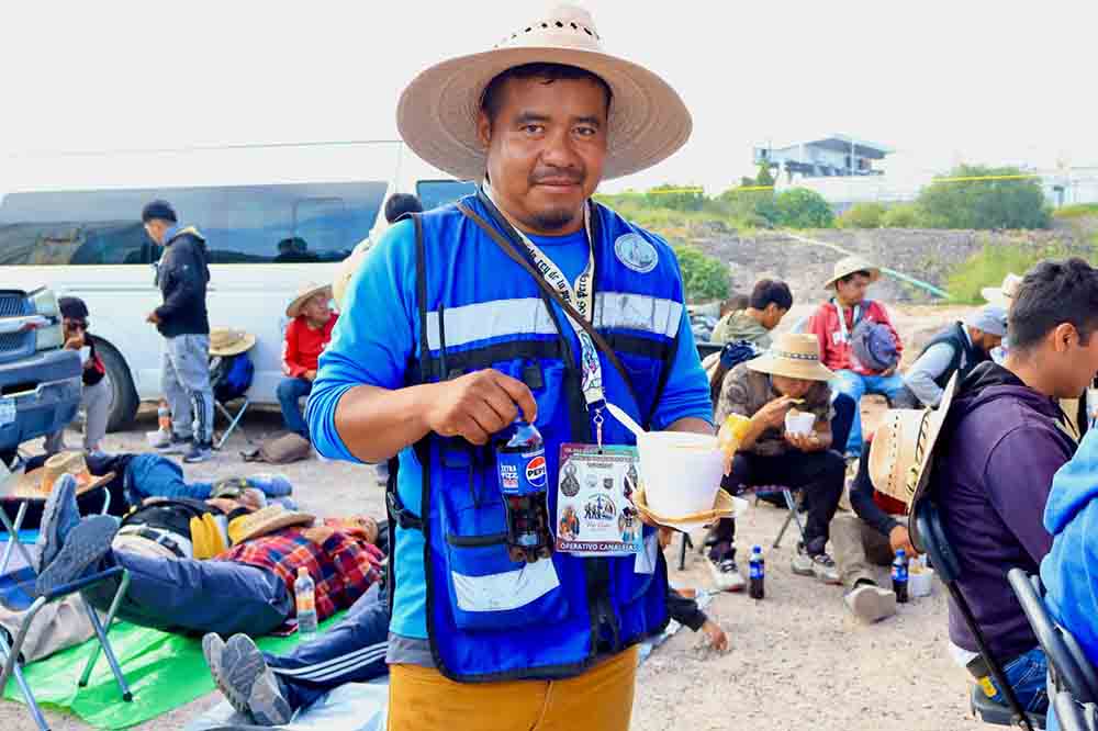 Tolimán acompaña peregrinos al Tepeyac con saldo blanco