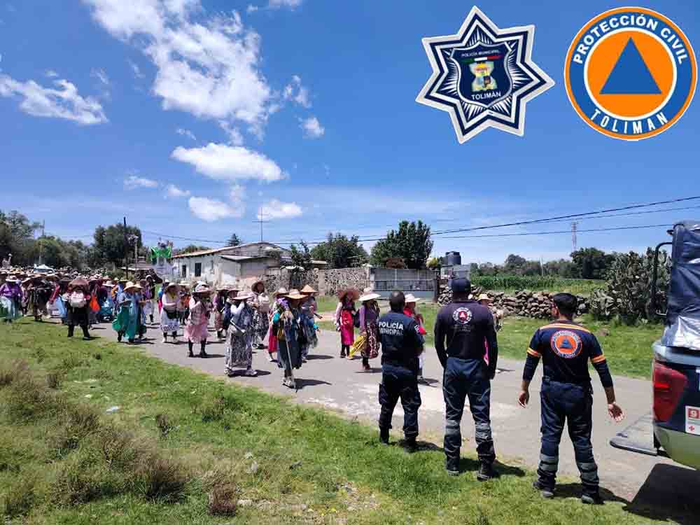 Tolimán acompaña peregrinos al Tepeyac con saldo blanco