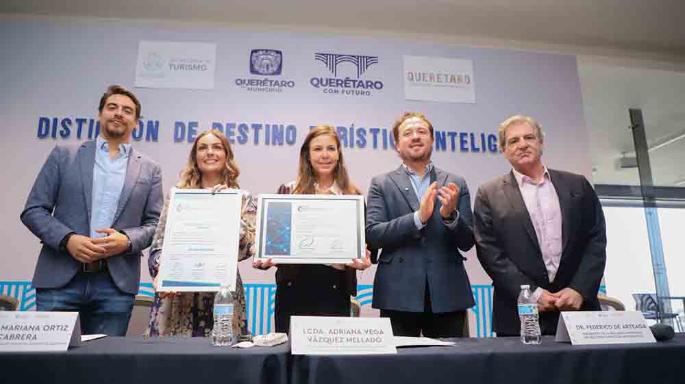 Centro Histórico queretano, segundo Destino Turístico Inteligente