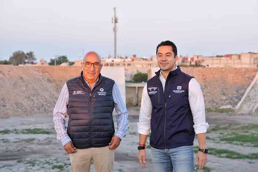 Querétaro invierte 160 mdp en bordos pluviales