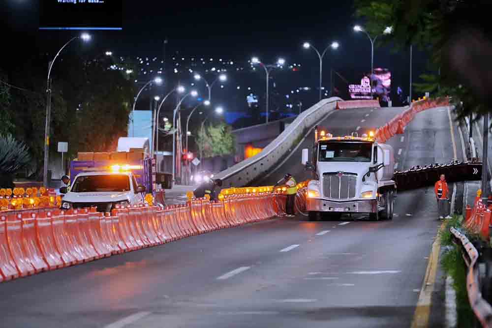 Bernardo Quintana habilita siete carriles tras cinco días