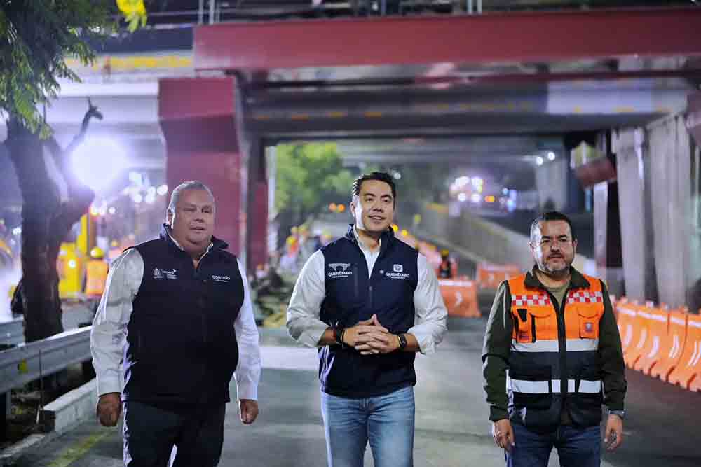 Bernardo Quintana habilita siete carriles tras cinco días