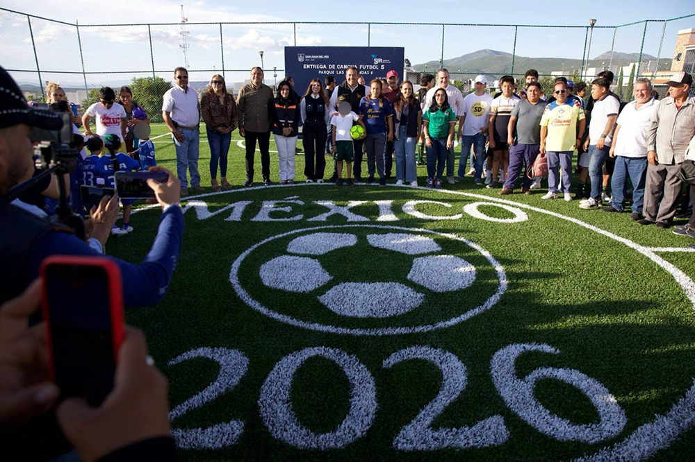 Las Haciendas recibe cancha de 1.6 mdp