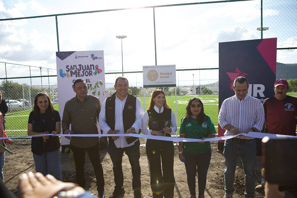 Las Haciendas recibe cancha de 1.6 mdp