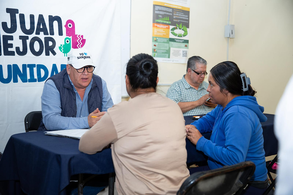 Perales recibe jornada municipal con 110 solicitudes