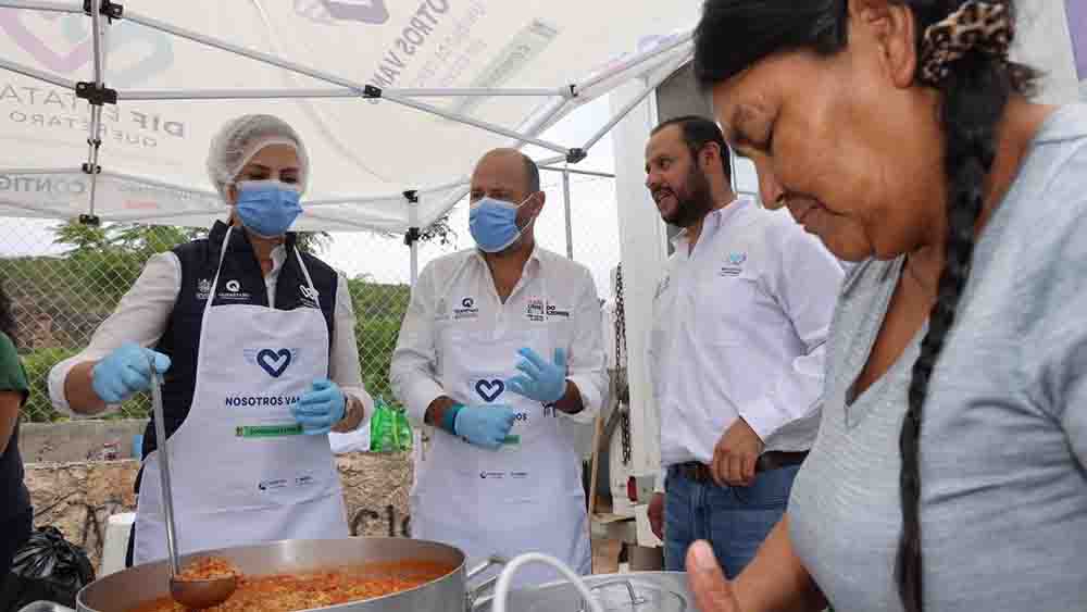 Comedores móviles llevarán 120 mil raciones a Peñamiller