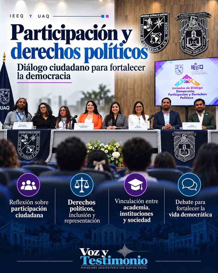 IEEQ y UAQ analizan derechos políticos indígenas en Amealco - infografía