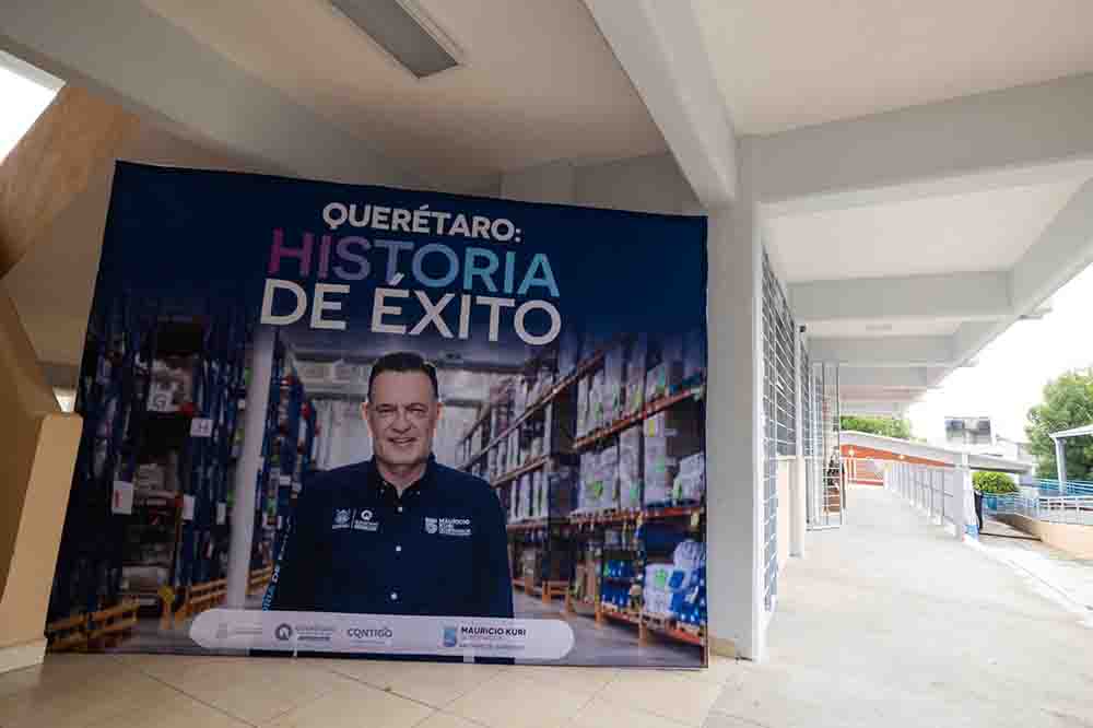 Kuri entrega aulas para 800 alumnos en Corregidora