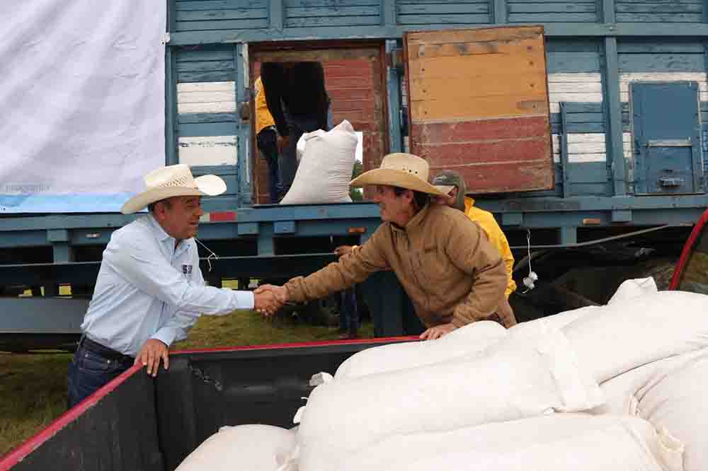 SEDEA entrega 119 toneladas de semilla en Amealco