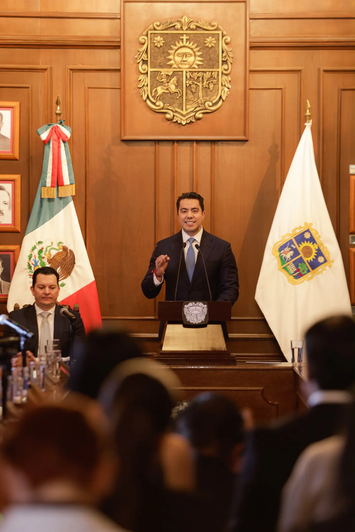 Felifer Macías ofrece mensaje durante su Segundo Informe de Gobierno
