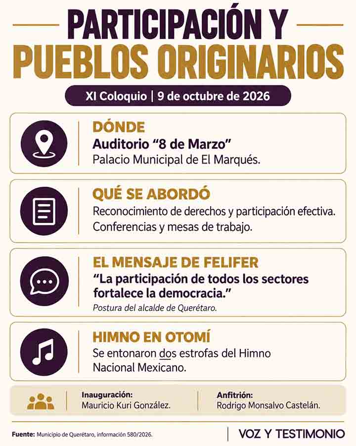 Infografía: Felifer plantea participación de todos en la democracia