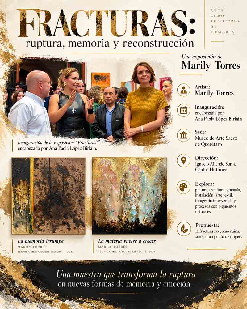 Infografía: Marily Torres convierte la fractura en origen