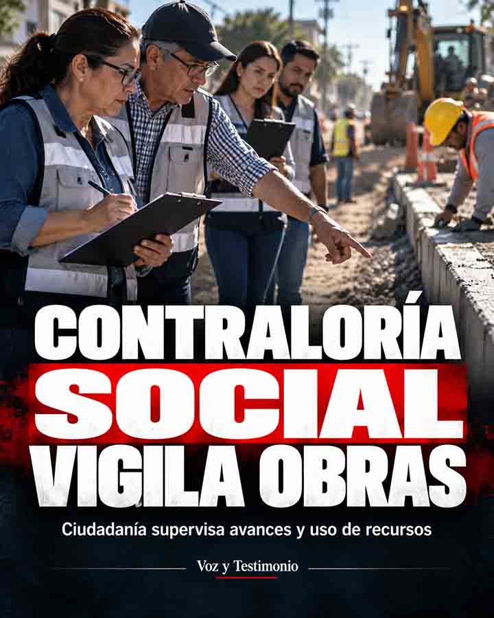 Infografía de Voz y Testimonio sobre la noticia